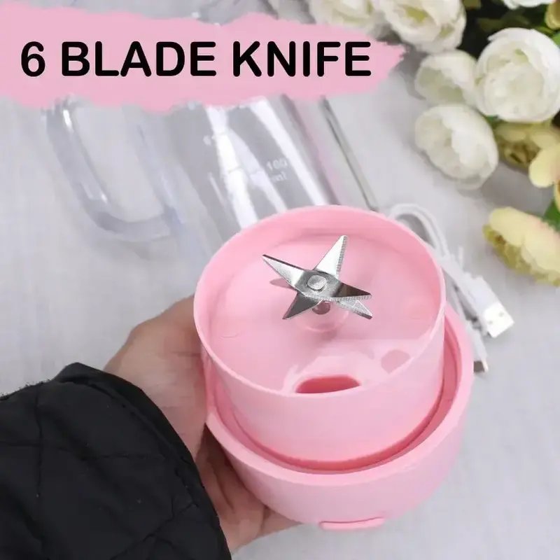 Mini Juicer 340ml travel Rechargeable blender LL-898 - Image 2