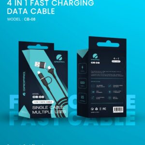 GADPRO  4 in 1 fast charging data cable
