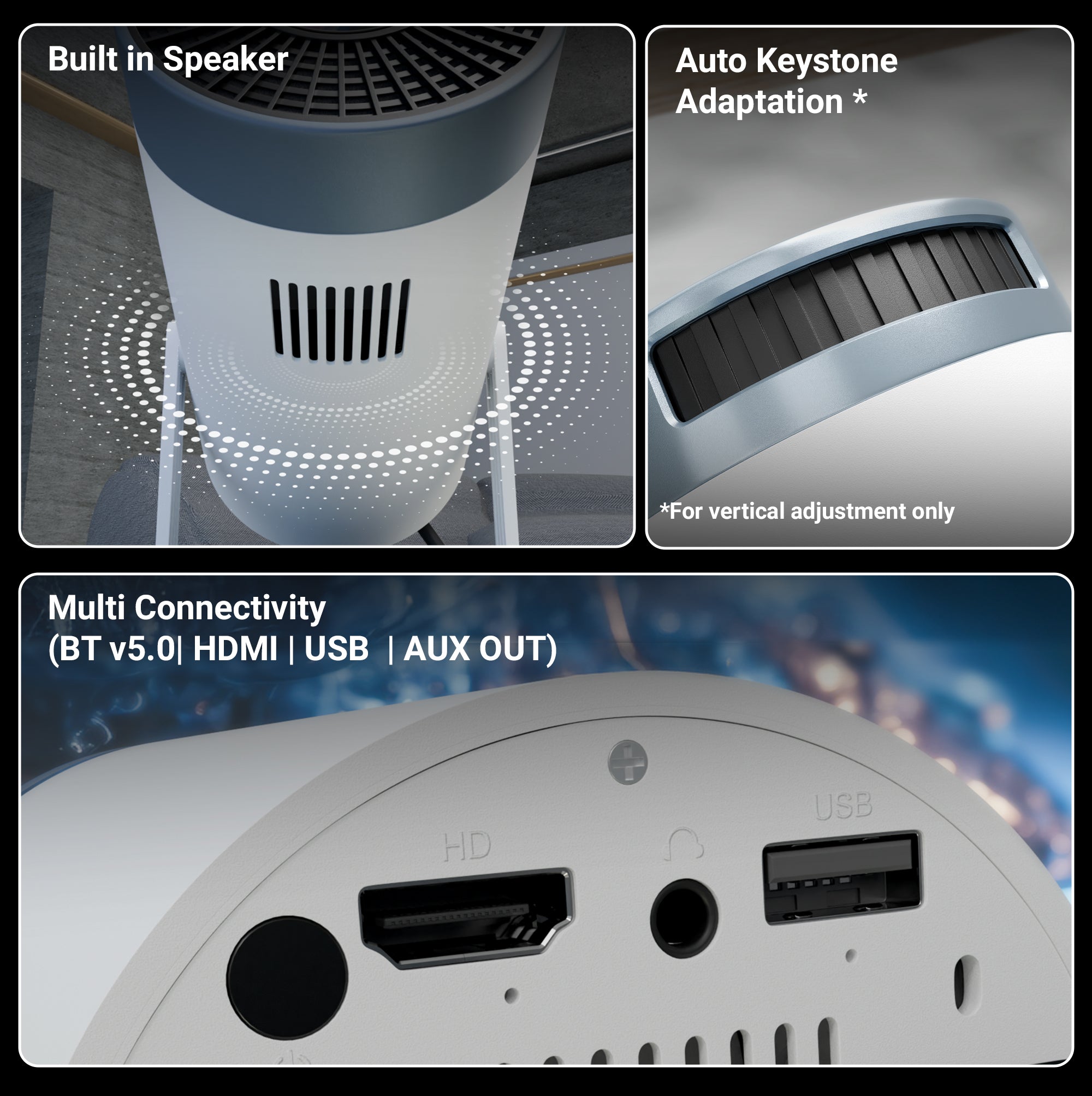 Zeb PixaPlay Smart LED Projector - Image 5